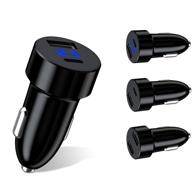 華科達(dá) 819B （拋光面）多功能款USB口車(chē)充外殼